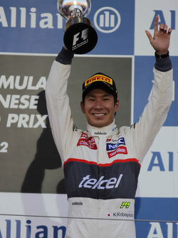 third place for Kamui Kobayashi, Sauber F1 Team