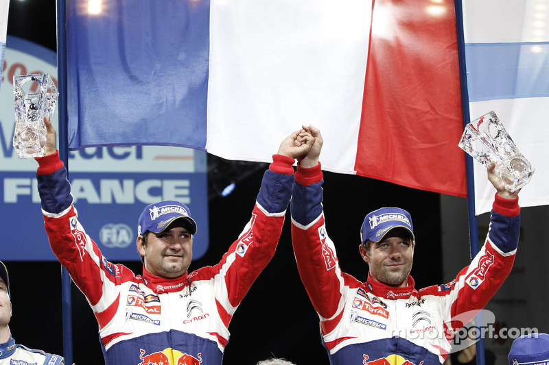 Los ganadores del rally y campeones del mundo de 2012 Sébastien Loeb y Daniel Elena, Citroën DS3 WRC, Citroën Tot