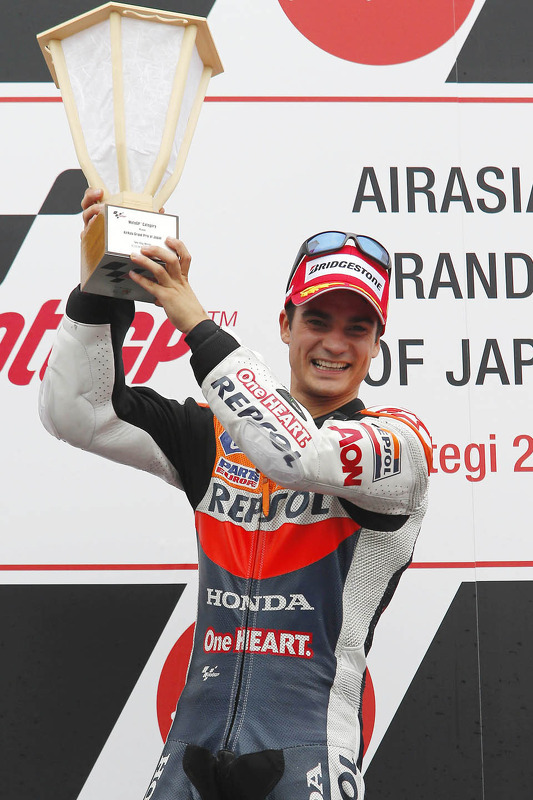 Podium: winner Dani Pedrosa, Repsol Honda Team