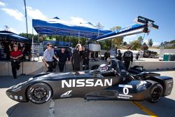 Johnny O'Connell tests the #0 Nissan DeltaWing Project 56 Nissan