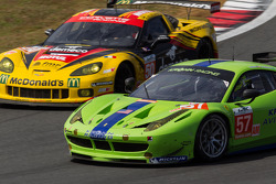 #57 Krohn Racing Ferrari F458 Italia: Nic Jonsson, Tracy Krohn, Michele Rugolo