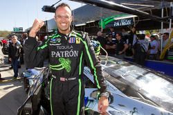 GT pole winner Guy Cosmo celebrates