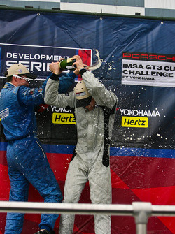 Podium: winner Sean Johnston