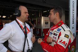 Andrea Adamo, Chief Designer, Honda Racing Team Jas and Tiago Monteiro, Honda Civic Super