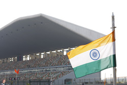 Indian flag at the circuit