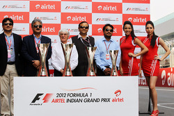 Bernie Ecclestone, CEO Formula One Group, promotes the GP with circuit management