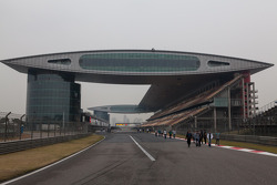 Shanghai Circuit during driver track walk thursday