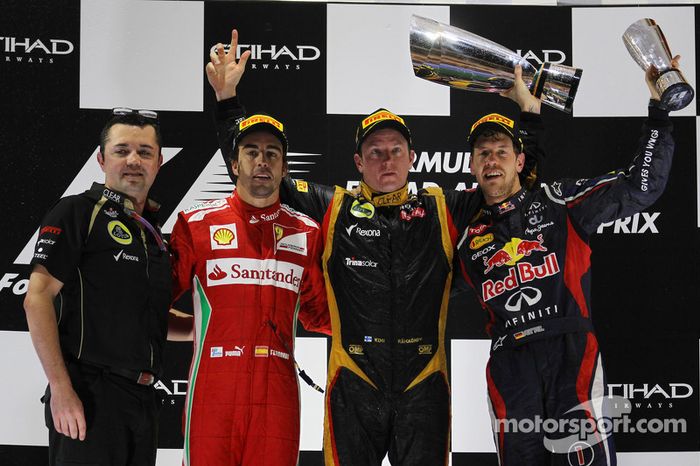 86- Fernando Alonso, 2º en el GP de Abu Dhabi 2012 con Ferrari