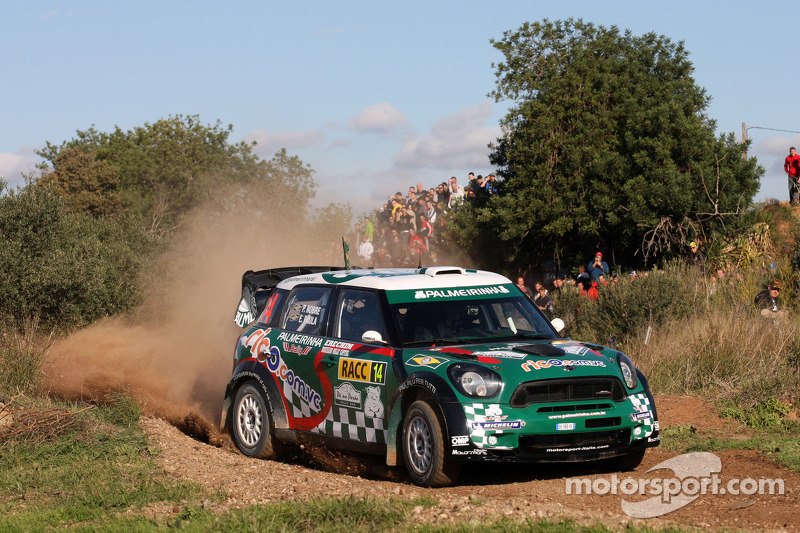 Paulo Nobre And Edu Paula Mini John Cooper Works Wrc At Rally De Espana