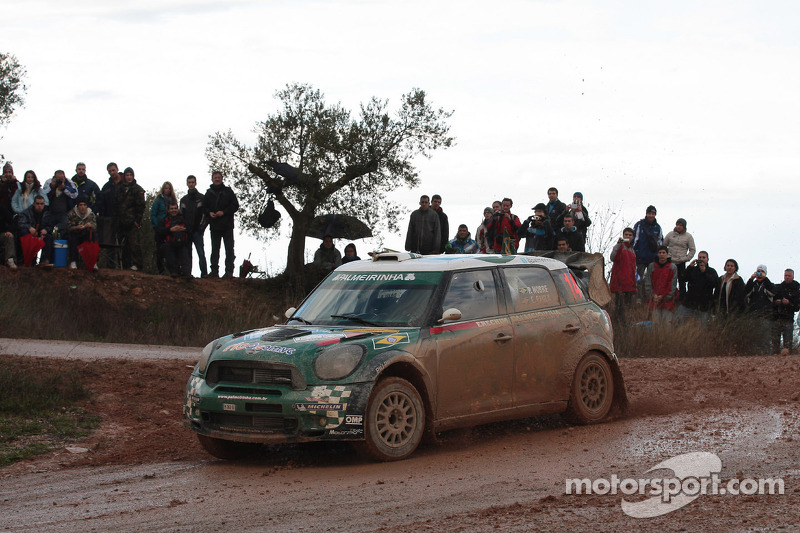 Paulo Nobre And Edu Paula Mini John Cooper Works Wrc At Rally De