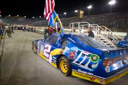 2012 NASCAR Sprint Cup Series champion Brad Keselowski, Penske Racing Dodge celebrates