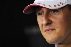 Michael Schumacher, Mercedes AMG F1 in the FIA Press Conference