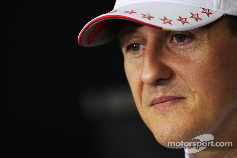 Michael Schumacher, Mercedes AMG F1 saat di Konferensi Pers FIA