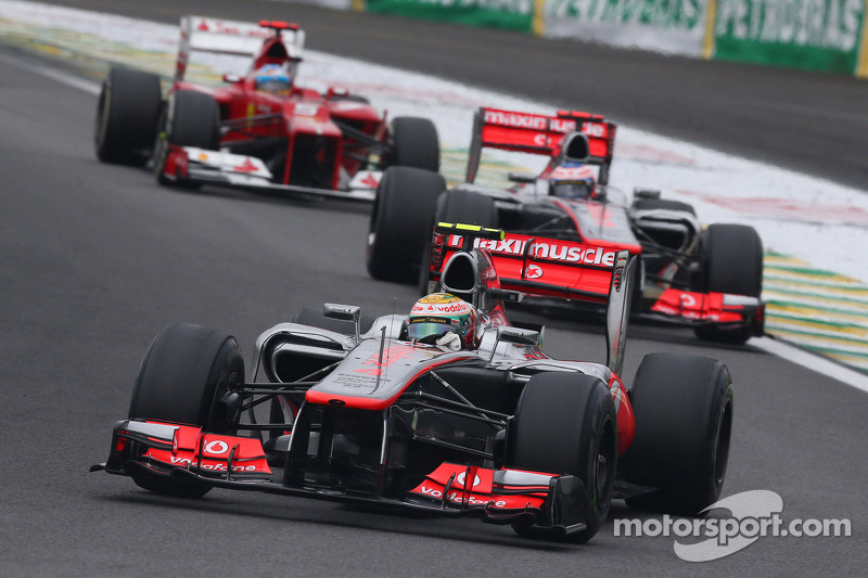 Final race with McLaren in 2012