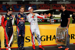 Jorge Lorenzo, Sebastian Vettel e Michael Schumacher