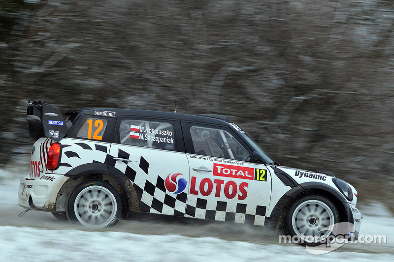 Michal Kosciuszko And Maciek Szczepaniak Mini John Cooper Works Wrc