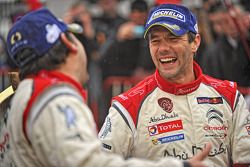 Podium: winners Sébastien Loeb and Daniel Elena, Citroën Total Abu Dhabi World Rally Team