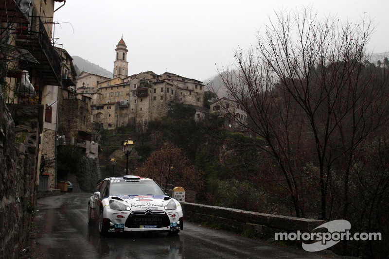 Bryan Bouffier y Xavier Panseri, Citroen DS3 WRC, Montecarlo 2013: 5º