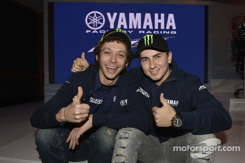 Valentino Rossi y Jorge Lorenzo, Yamaha Factory Team, 2013