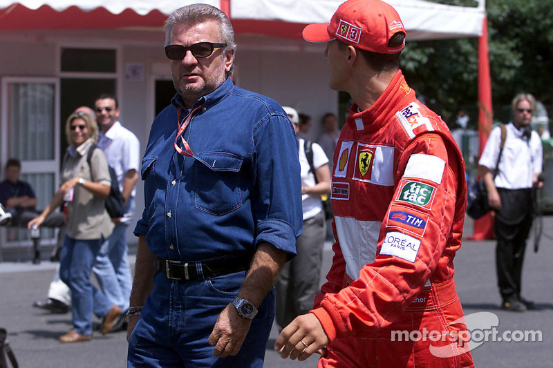 Willy Weber and Michael Schumacher