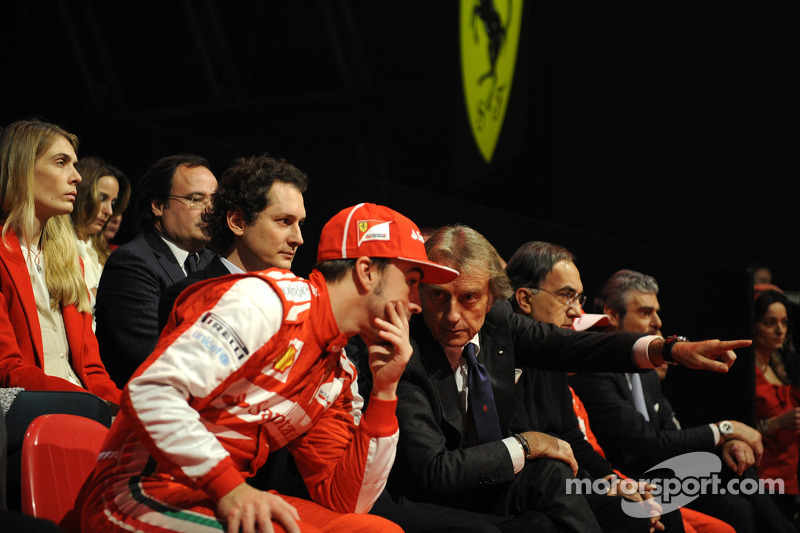 Luca di Montezemolo and Fernando Alonso