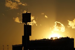 The sun sets over Daytona