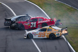 Last lap crash: Alex Bowman, Justin Allgaier and Brian Scott crash