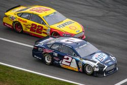 Brad Keselowski, Penske Racing Ford and Joey Logano, Penske Racing Ford