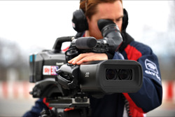 Un caméraman Sky Sports F1
