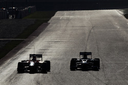 Jules Bianchi, Marussia F1 Team MR02 and Esteban Gutierrez, Sauber C32