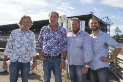 James May, Jeremy Clarkson, Shane Jakobson en Steve Pizzati