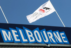 Melbourne track sign