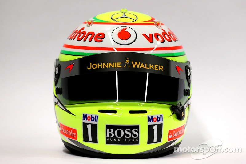 Casco de Sergio Pérez, McLaren