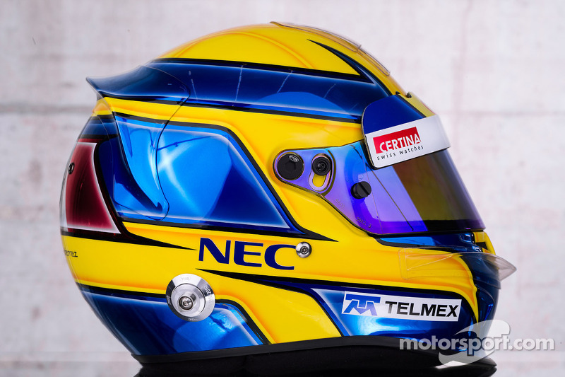 O capacete de Esteban Gutierrez, Sauber