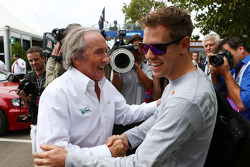 Sebastian Vettel, Red Bull Racing with Jackie Stewart