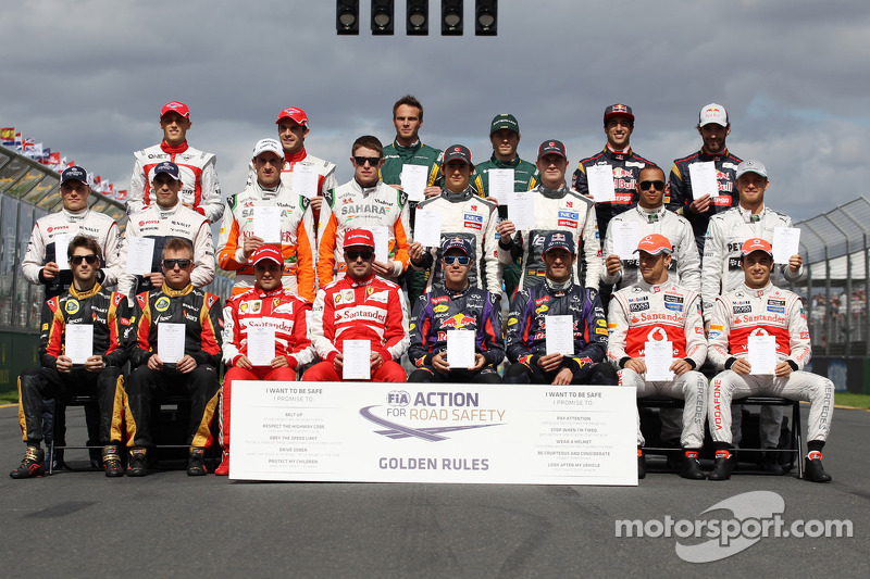 Foto do grid em 2013