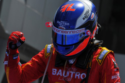 Race winner Fabio Leimer celebrates