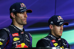 Mark Webber, Red Bull Racing et Sebastian Vettel, Red Bull Racing