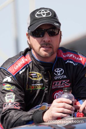 David Reutimann, BK Racing Toyota depois de um enorme acidente