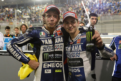 Sieger Jorge Lorenzo, Yamaha Factory Racing; 2. Valentino Rossi, Yamaha Factory Racing