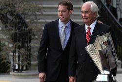 Brad Keselowski and Roger Penske