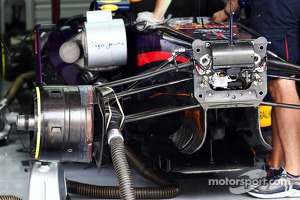 Sebastian Vettel, Red Bull Racing RB9 brake detail