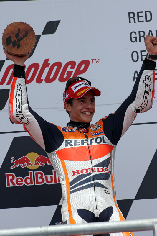 Podio: ganador Marc Márquez