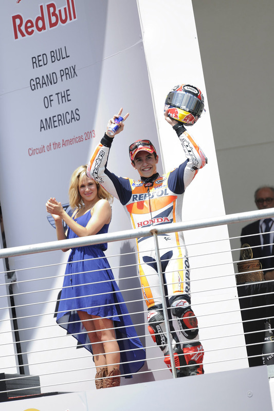 Podio: ganador Marc Márquez
