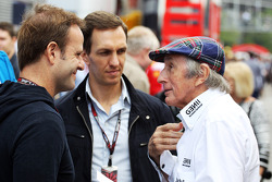 Rubens Barrichello con Luciano Burti