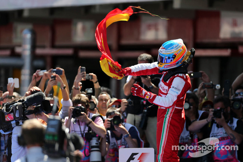 Barcelone 2013, dernier succès en date en F1, chez lui...
