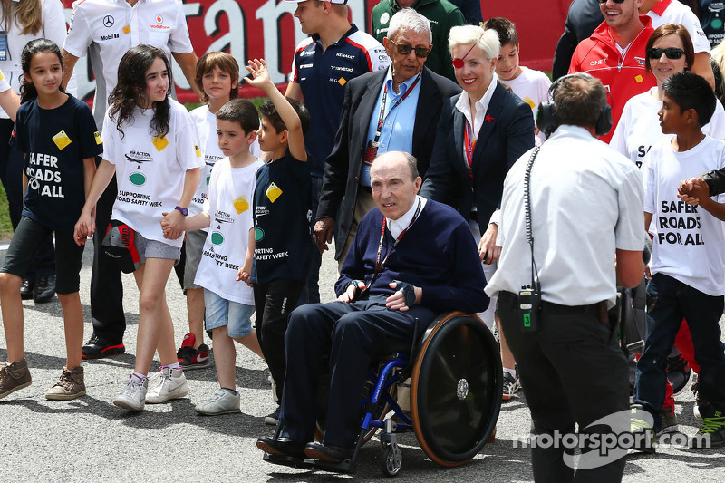 Mai 2013: 10 Monate nach dem Unfall ist de Villota als Gast in Barcelona