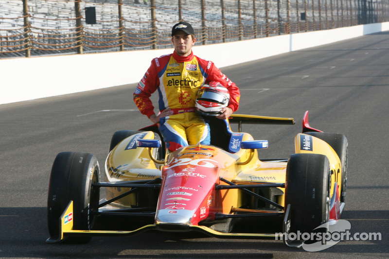 Second place qualifier Carlos Munoz, Andretti Autosport Chevrolet