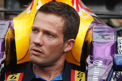 Sebastian Vettel, Red Bull Racing with Sébastien Ogier, Rally Driver