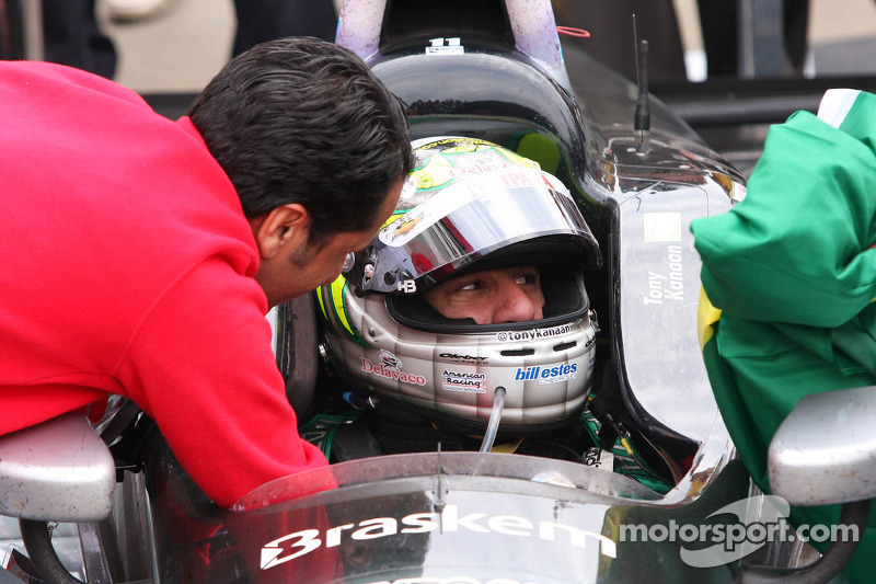 Pós-corrida: Tony Kanaan, KV Racing Technology Chevrolet, comemora